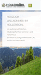 Mobile Screenshot of hollerbuehl.de